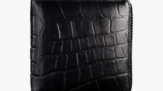 Empire Wallet - Black Croc